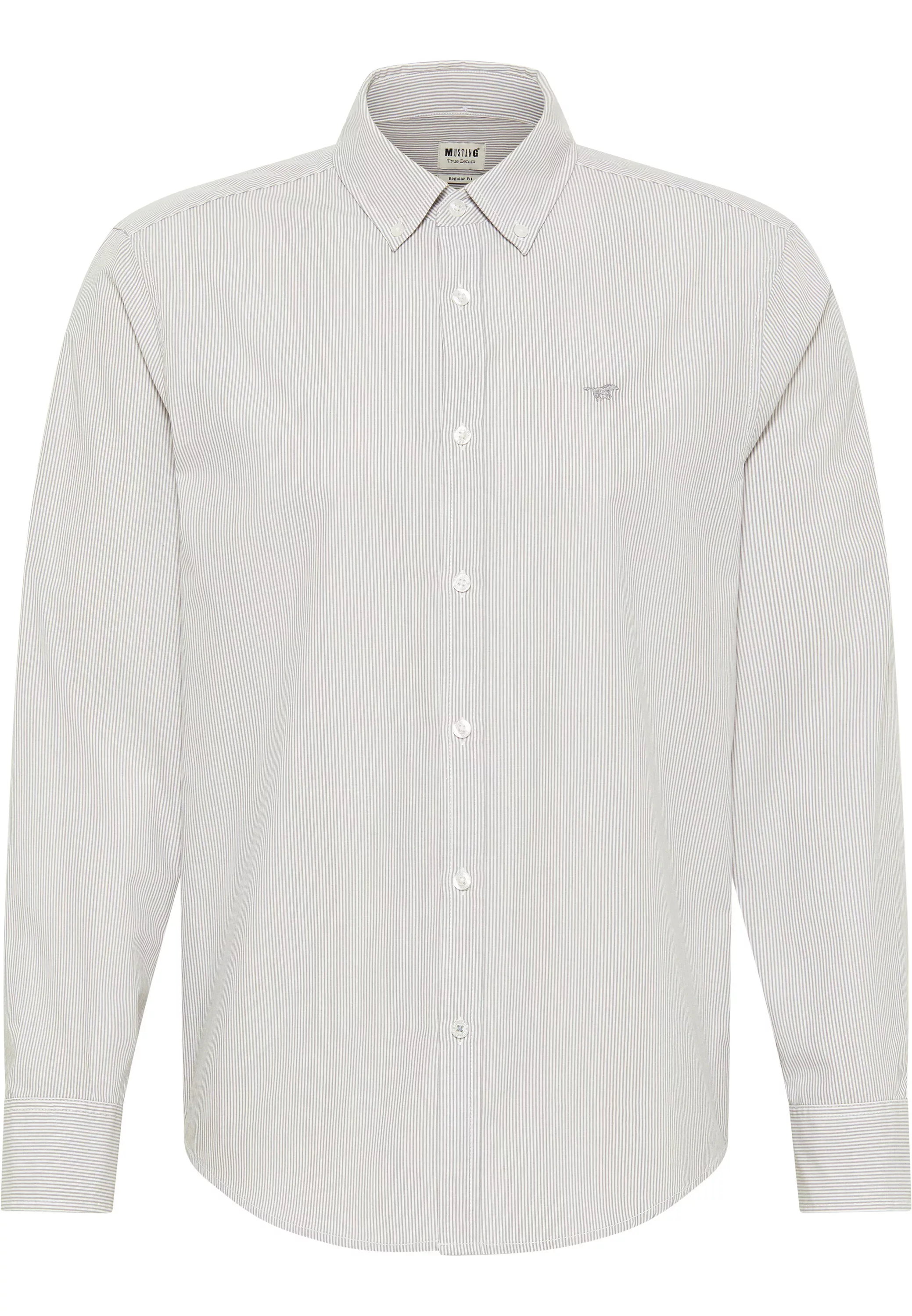 MUSTANG Langarmhemd "Style Clemens fine stripe" günstig online kaufen