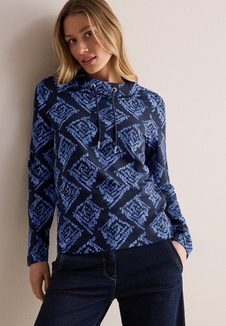 Cecil Rollkragenpullover mit All-Over Print günstig online kaufen