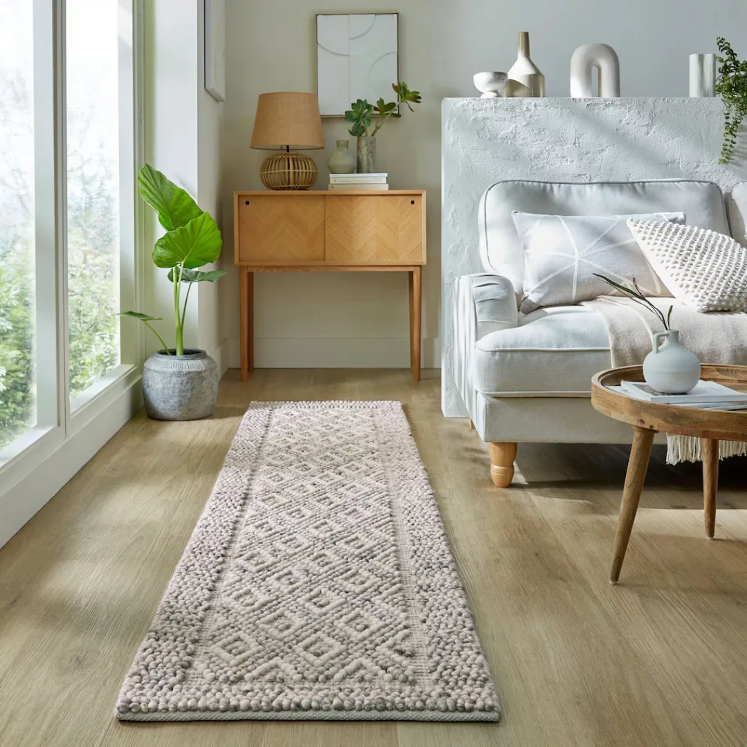 FLAIR RUGS Teppich »Minerals«, rechteckig, Mineralien-Teppich mit Diamantbo günstig online kaufen