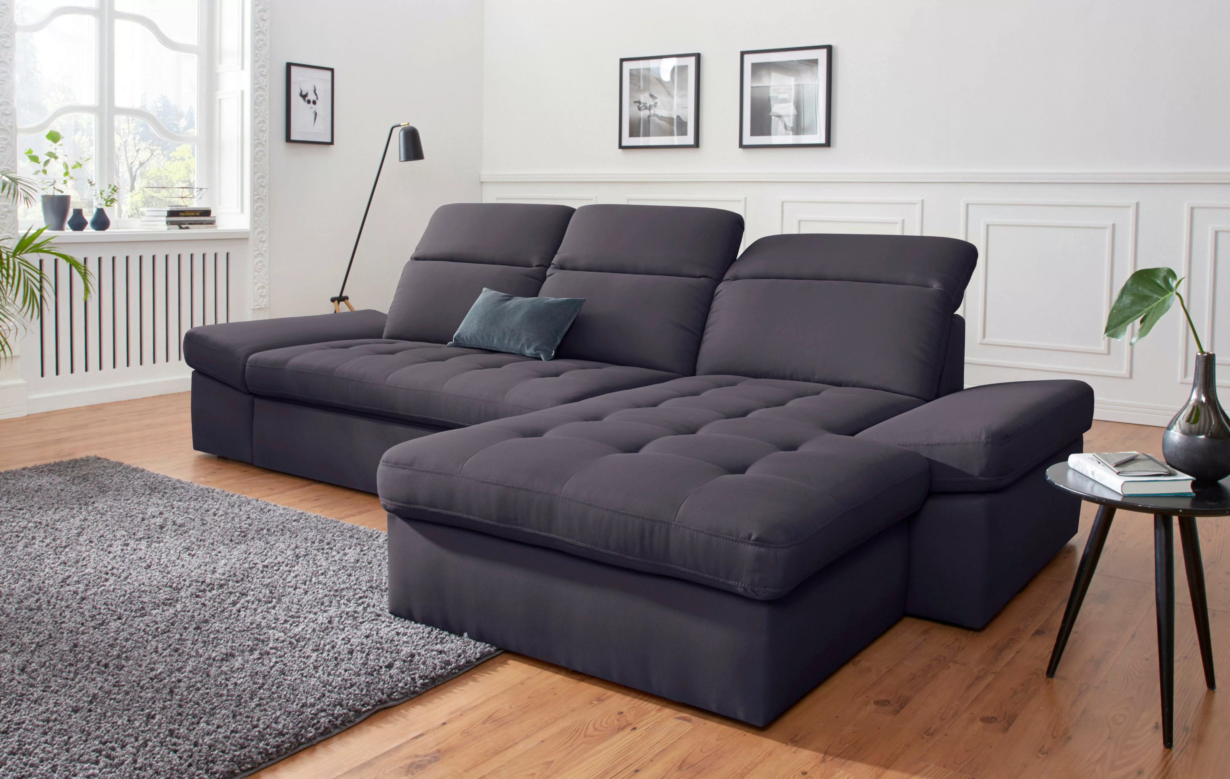 sit&more Ecksofa »Stardust L-Form«, wahlweise mit Bettfunktion und Bettkast günstig online kaufen