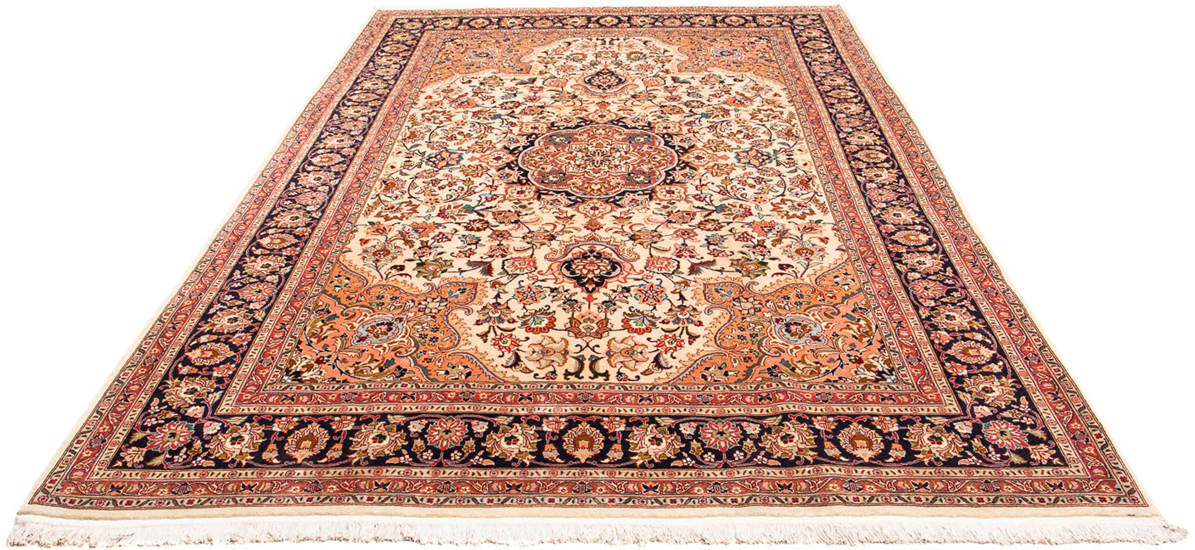 morgenland Orientteppich »Perser - Täbriz - Royal - 302 x 202 cm - braun«, günstig online kaufen