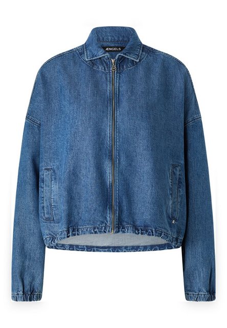 AENGELS Blouson Denim-Blouson mit Neon-Detail mit Kontrastverarbeitung günstig online kaufen