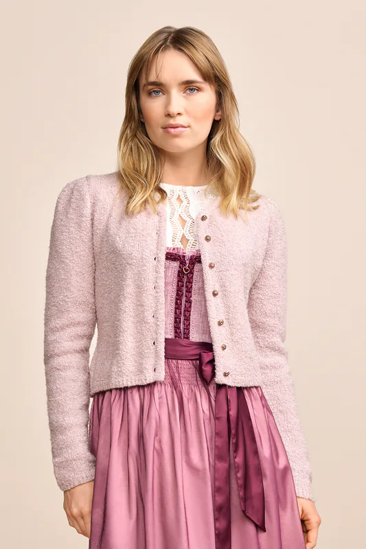 Krüger Madl Strickjacke Bouclé-Strickjacke günstig online kaufen