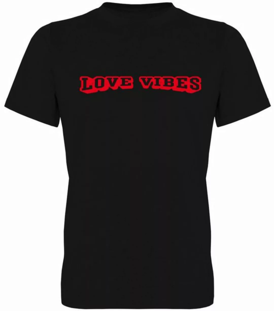 G-graphics T-Shirt Love Vibes Herren T-Shirt, mit Frontprint, mit Spruch / günstig online kaufen