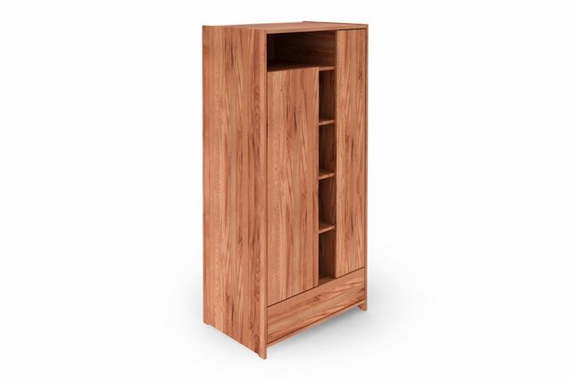 Natur24 Kleiderschrank Kleiderschrank Zigo Kernbuche massiv 90x60x190 günstig online kaufen