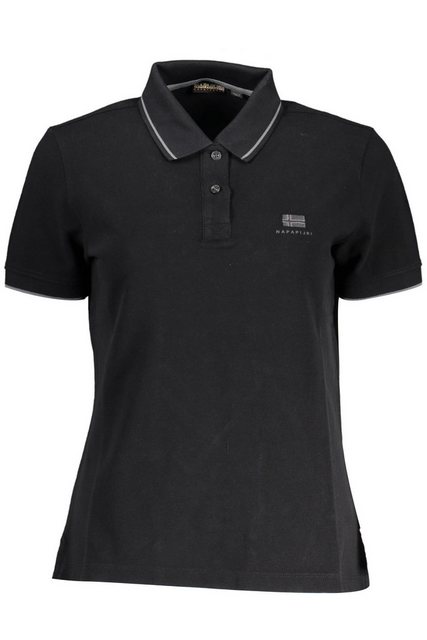 Napapijri Poloshirt Stilvolles Damen Kurzarm-Poloshirt in Schwarz mit günstig online kaufen