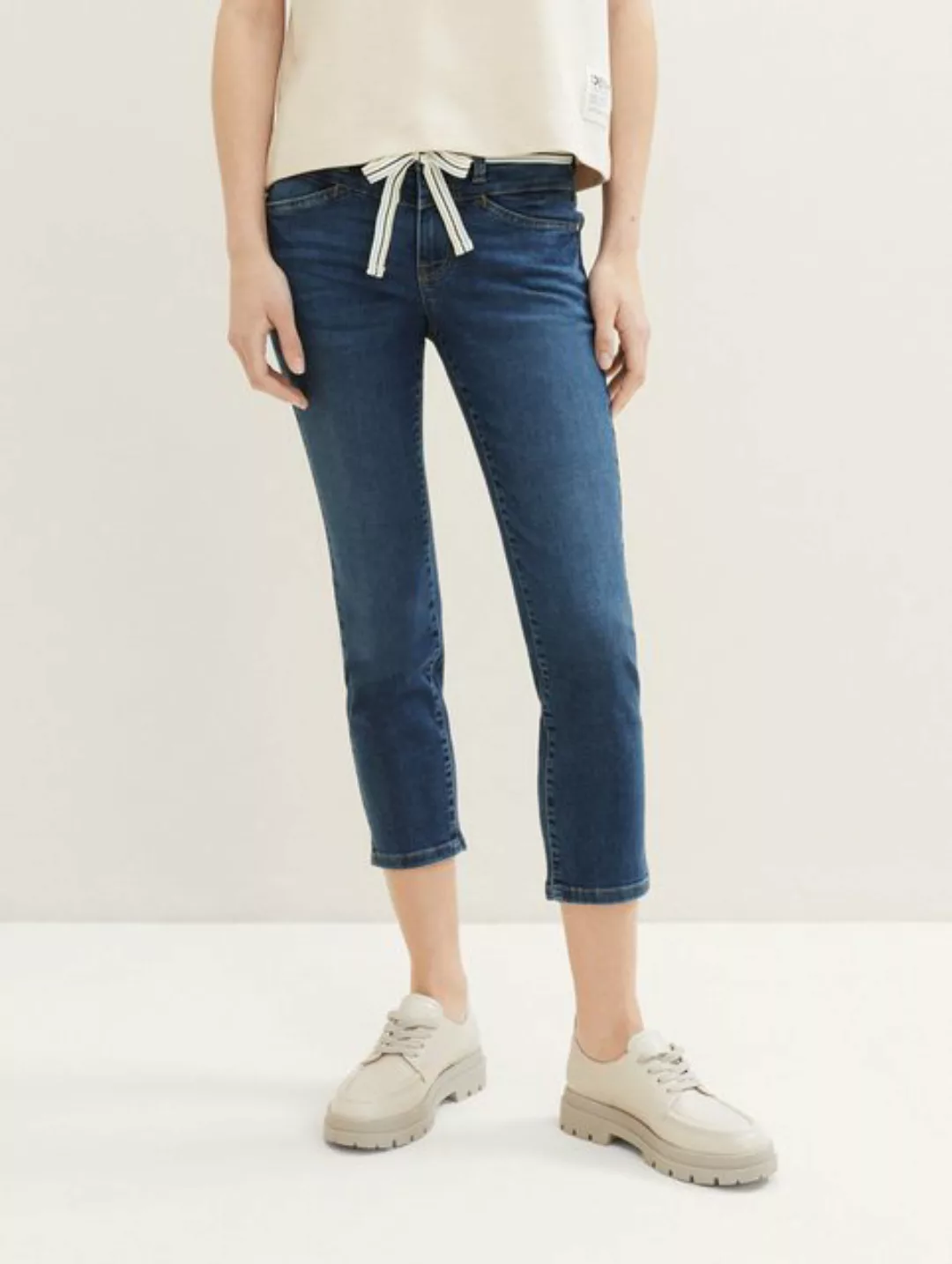 TOM TAILOR 5-Pocket-Jeans Jeans Alexa Cropped 7/8 Hose (1-tlg) günstig online kaufen