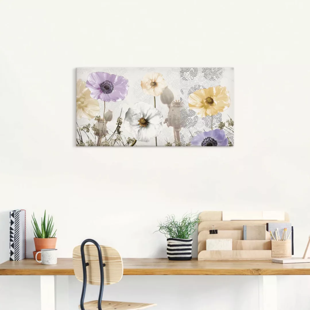 Artland Wandbild "Glänzende Mohnblumen", Blumen, (1 St.) günstig online kaufen