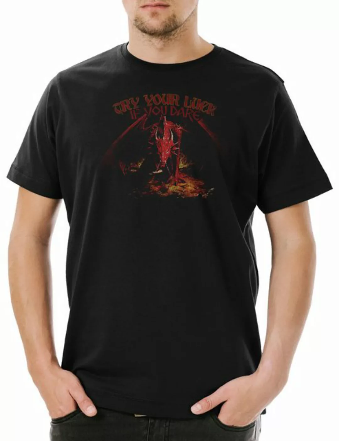 Urban Backwoods Print-Shirt Dragon I Herren T-Shirt Drache Fantasy Tattoo M günstig online kaufen