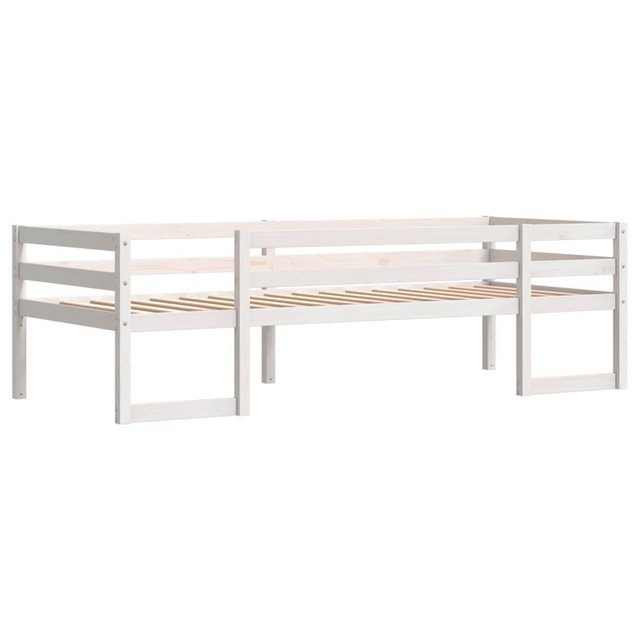 vidaXL Bett Kinderbett Weiß 75x190 cm Massivholz Kiefer günstig online kaufen