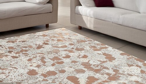 calo-deluxe Fellteppich »Scarllet 210«, rechteckig, 8 mm Höhe, echtes Rinde günstig online kaufen
