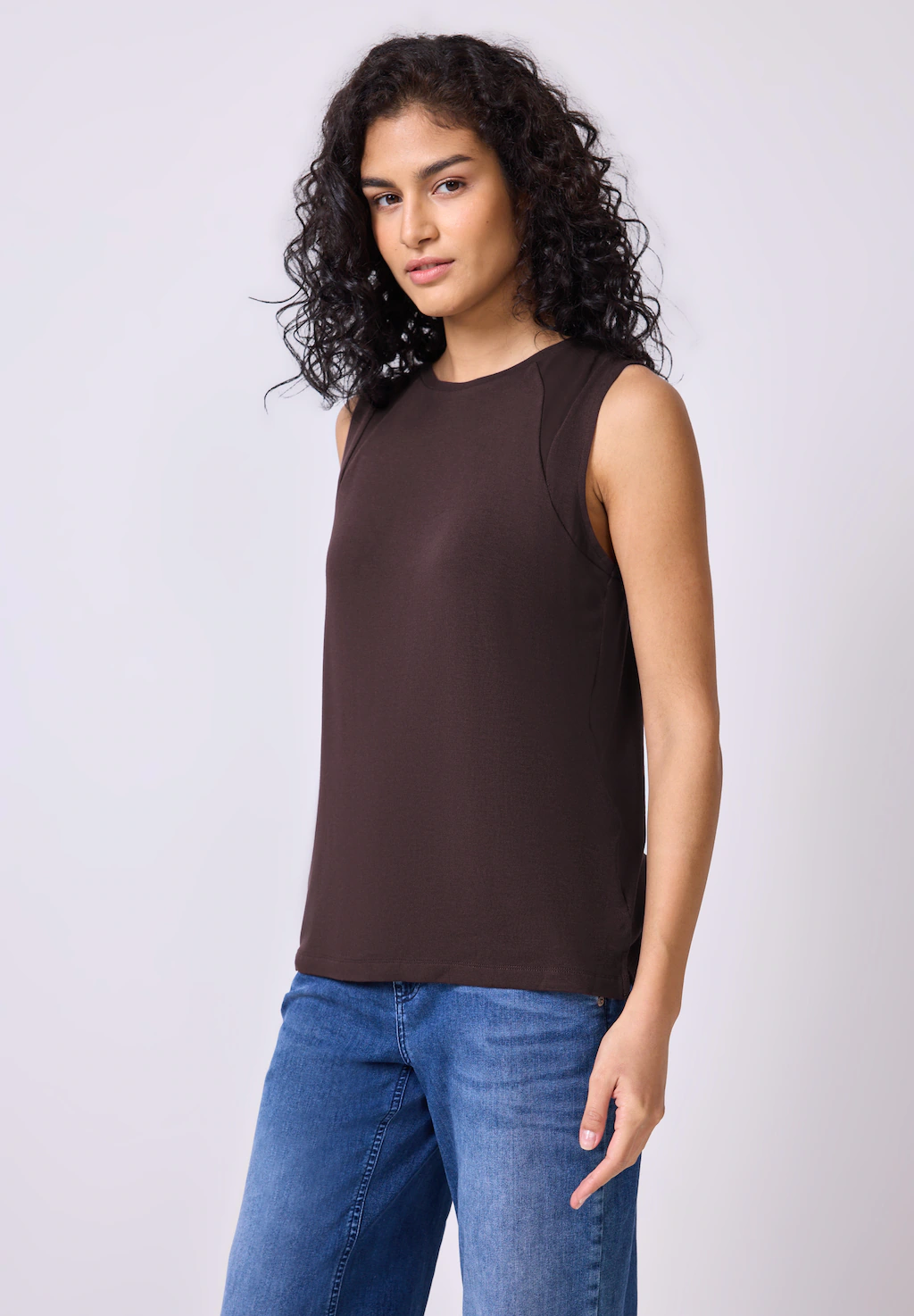 STREET ONE STUDIO Mesh-Top, aus elastischem Materialmix günstig online kaufen