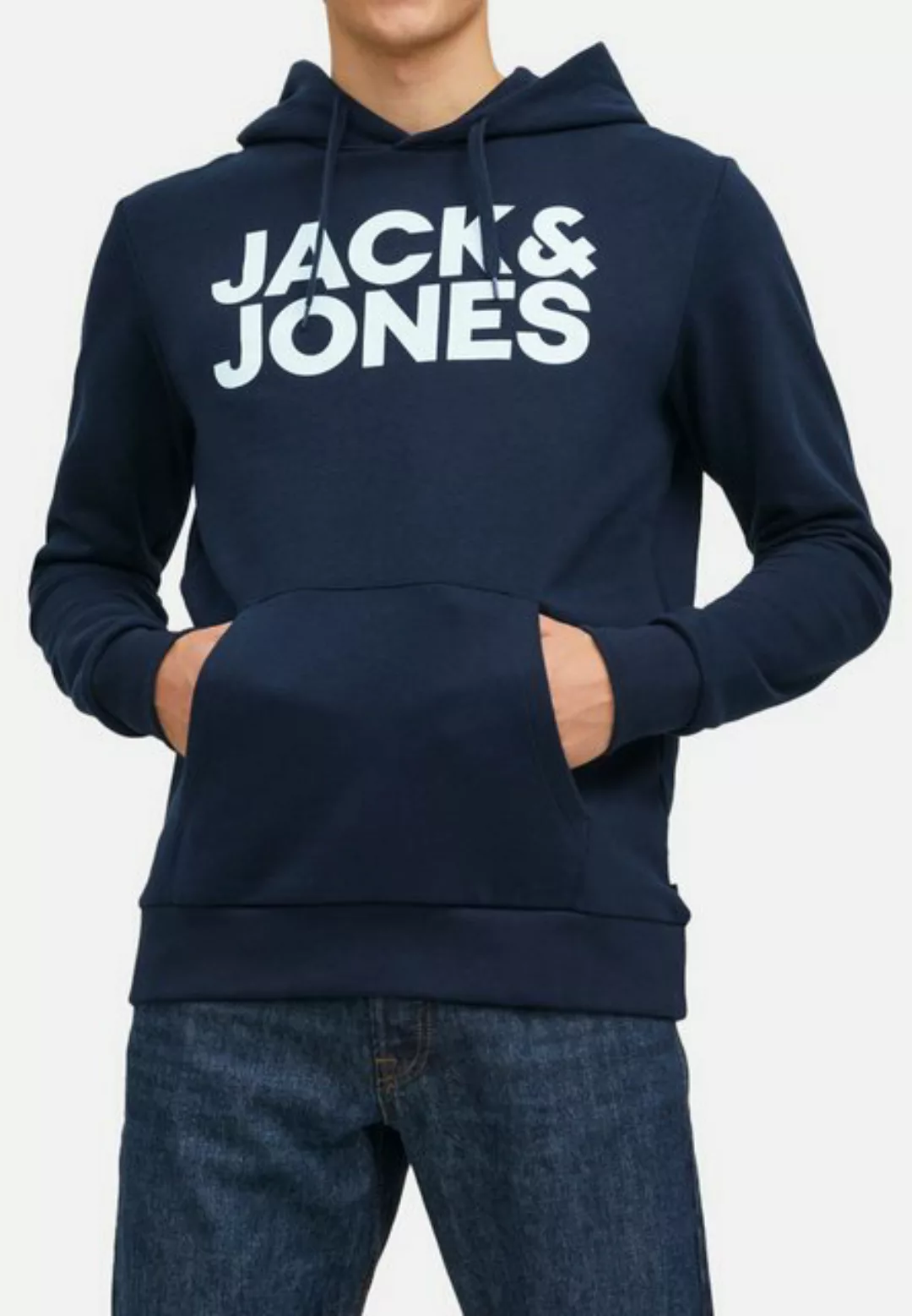 Jack & Jones Herren Hoodie Kapuzenpullover Pullover JJECORP günstig online kaufen