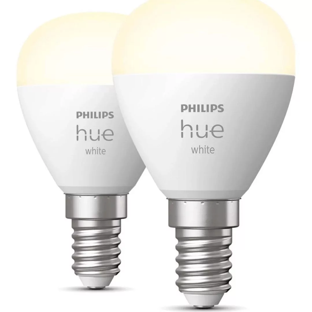 Smart Glühbirne Philips Weiß E14 40 W G 470 Lm (2700k) (2 Stück) (restaurie günstig online kaufen