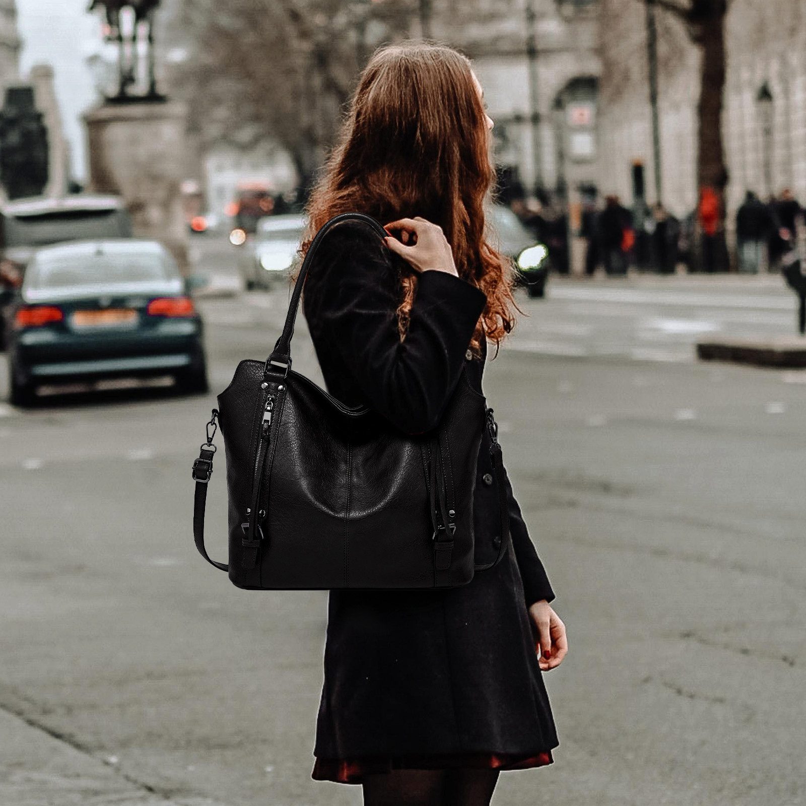TAN.TOMI Handtasche Damen Schultertasche Groß Shopper günstig online kaufen