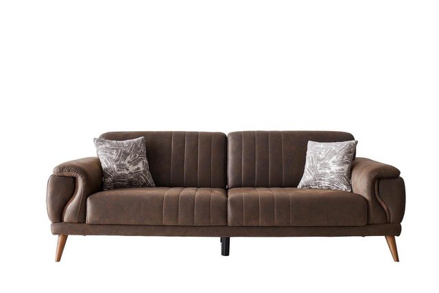 JVmoebel 3-Sitzer Stilvoller Dreisitzer Polster Couch Wohnzimmer Stoffsofa günstig online kaufen