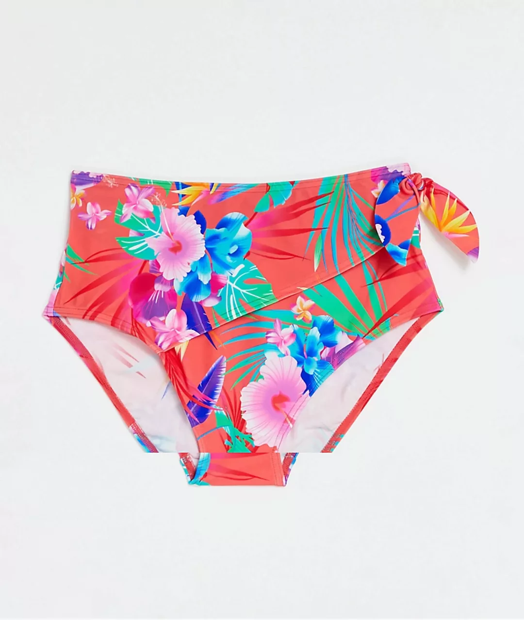 Figleaves – Bora Bora – Bauchformendes Bikiniunterteil in Sonnenuntergang-R günstig online kaufen