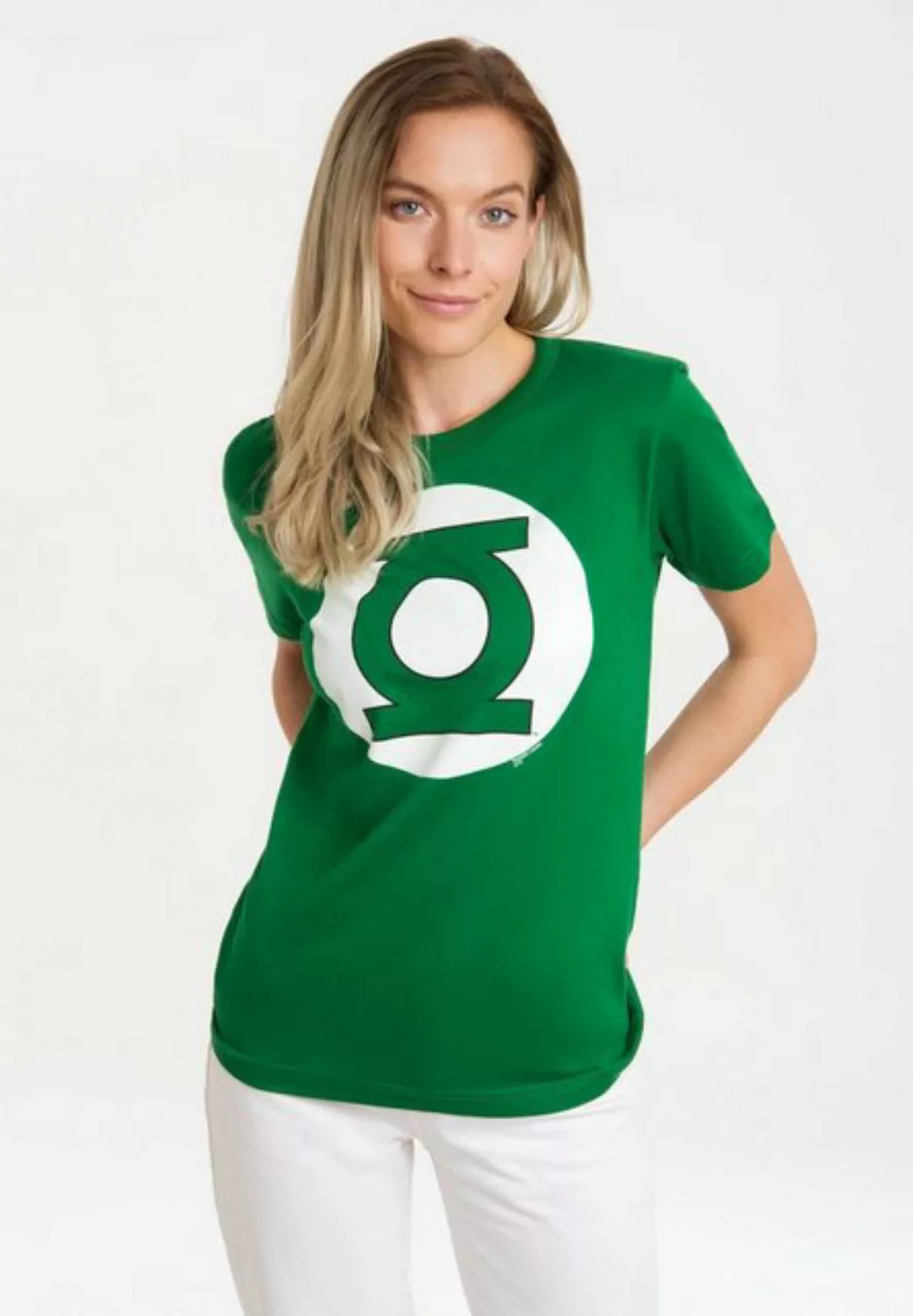 LOGOSHIRT T-Shirt DC Comics - Green Lantern Logo mit lizenziertem Print günstig online kaufen