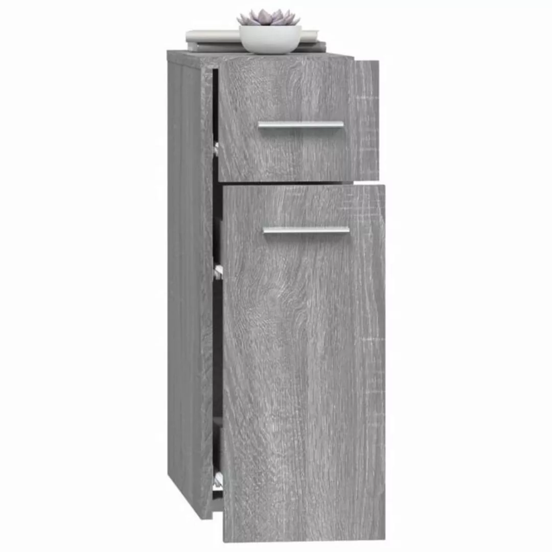 vidaXL Aktenschrank Apothekerschrank Grau Sonoma 20x45,5x60 cm Spanplatte günstig online kaufen