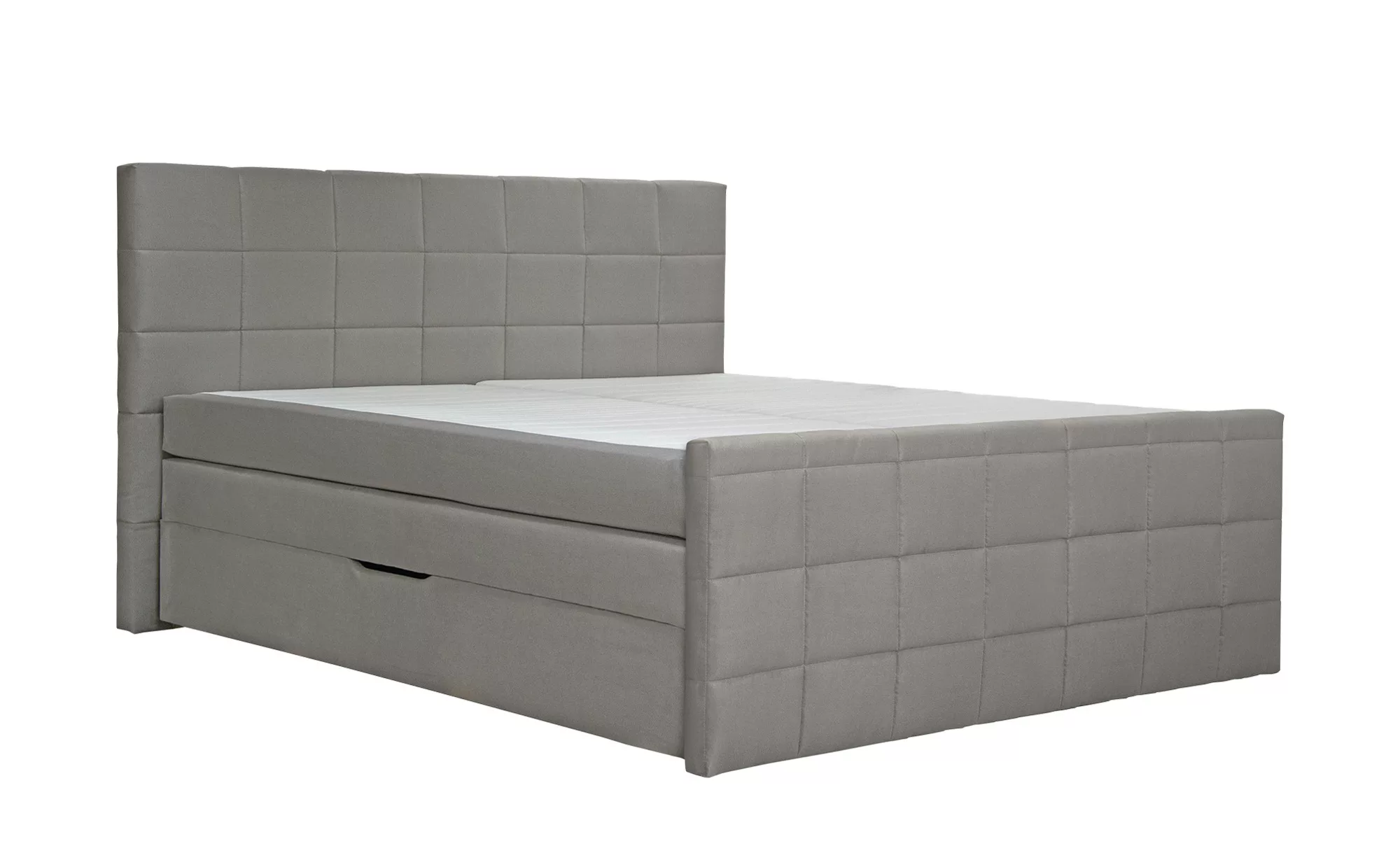 Boxspringbett  Vito ¦ grau ¦ Maße (cm): B: 193 H: 117 Betten > Boxspringbet günstig online kaufen