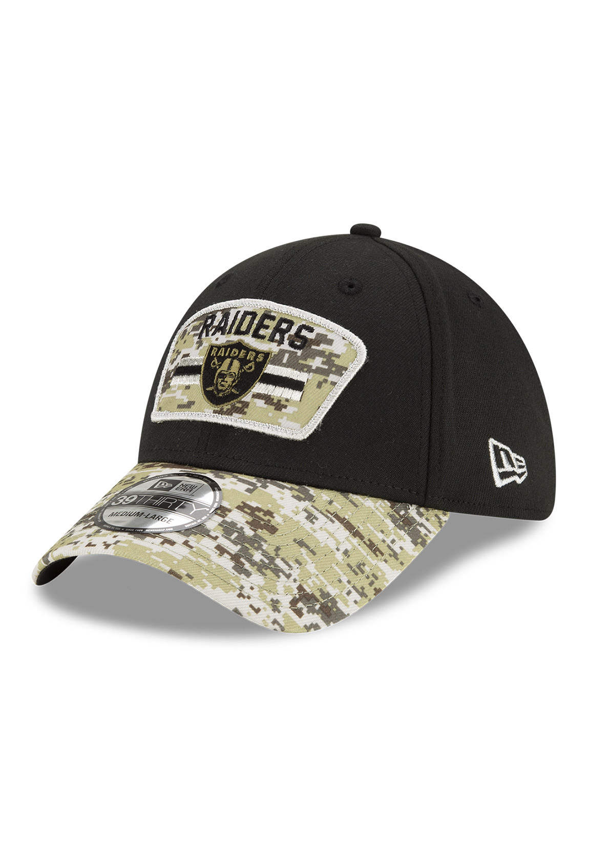 New Era NFL21 Salute to Service 39Thirty Cap LAS VEGAS RAIDERS Schwarz Camo günstig online kaufen