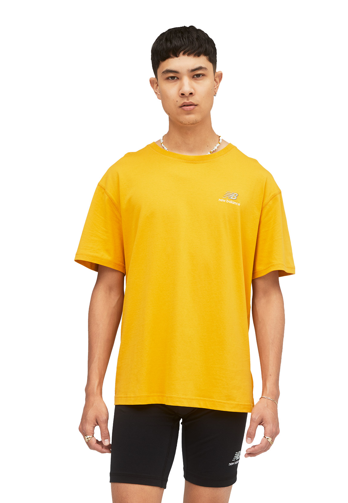 New Balance T-Shirt Herren UNISSENTIALS TEE UT21503 VGL Gelb günstig online kaufen