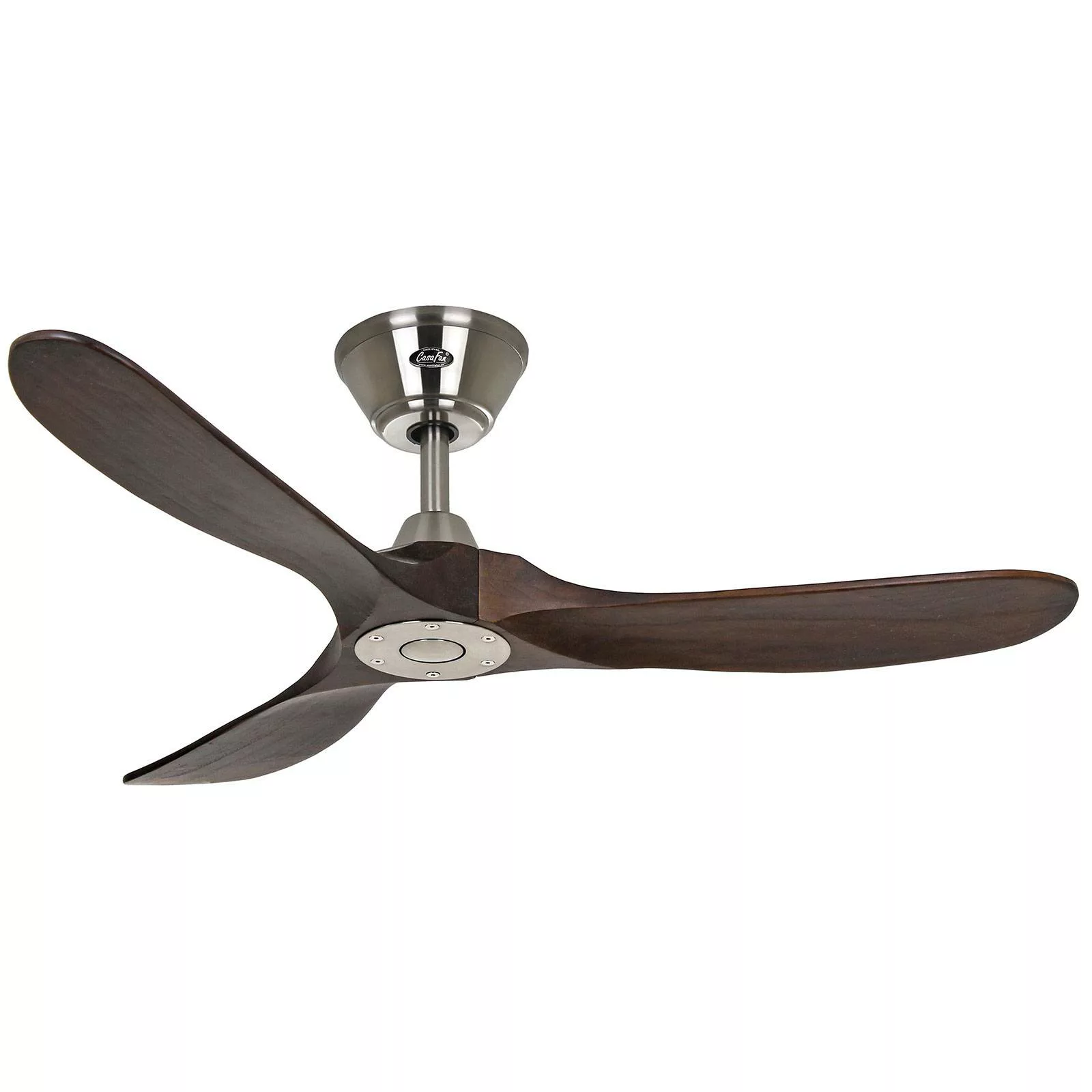 Deckenventilator Eco Genuino 122 chrom/nussbaum günstig online kaufen