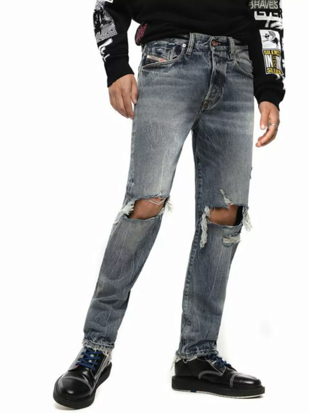 Diesel Straight-Jeans Diesel Herren Dagh-XP 084ZS Jeans Hose Regular Straig günstig online kaufen