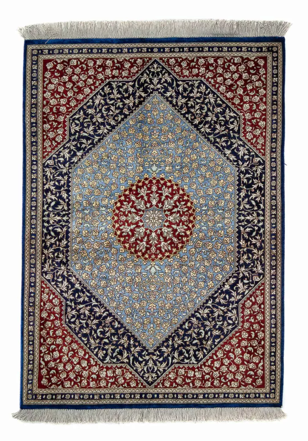 morgenland Orientteppich »Perser - Ghom - 84 x 60 cm - dunkelblau«, rechtec günstig online kaufen