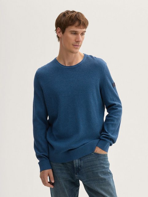 TOM TAILOR Strickpullover Pullover in Mélange-Optik günstig online kaufen