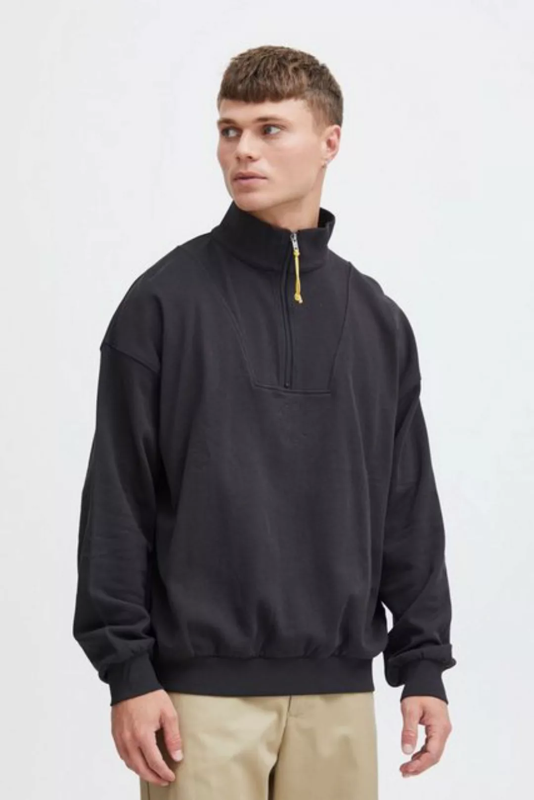 !Solid Sweatshirt SDIlham cooler Troyer mit Logo günstig online kaufen