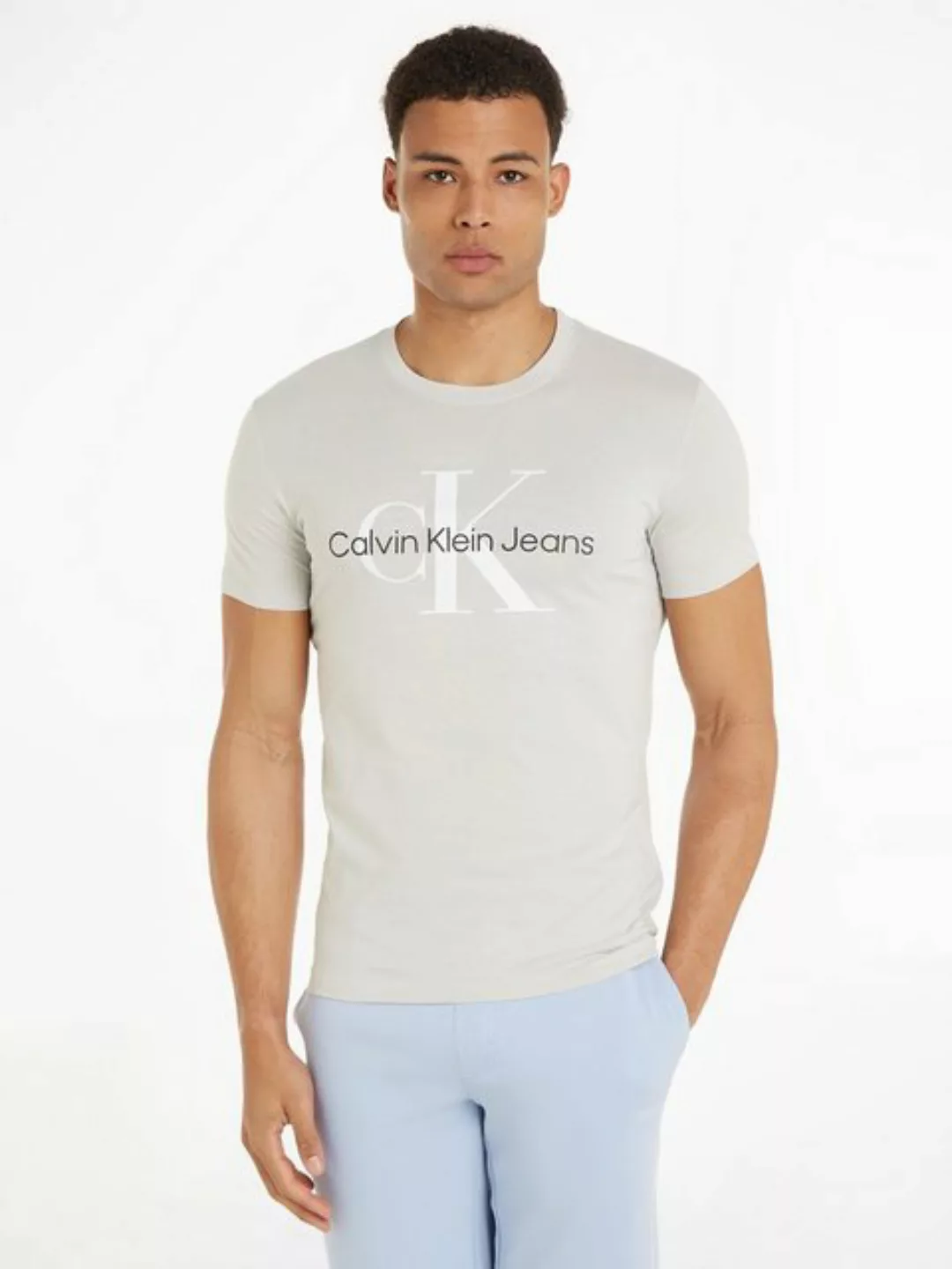 Calvin Klein Jeans T-Shirt SEASONAL MONOLOGO TEE mit großem Logodruck günstig online kaufen