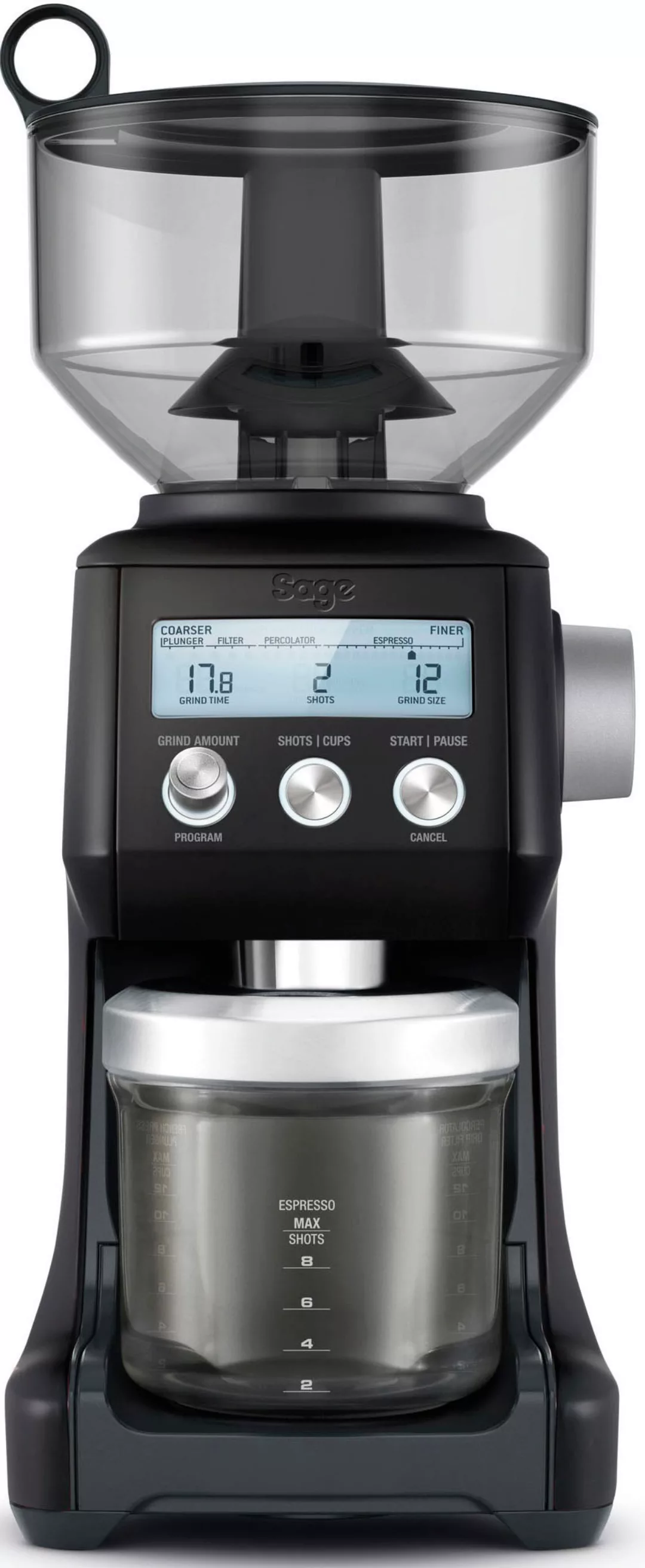 Sage Kaffeemühle »the Smart Grinder Pro SCG820BTR Black Truffle«, 165 W, Ke günstig online kaufen