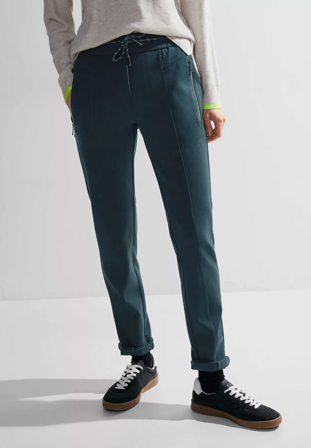 Cecil Jogger Pants, Elastikbund mit Tunnelzug günstig online kaufen