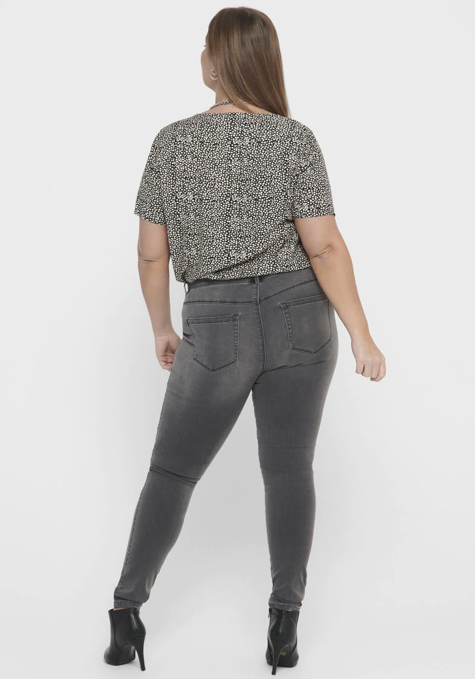 Carmakoma by Only Damen Jeans CARAUGUSTA BJ312 - Skinny Fit - Grau - Dark G günstig online kaufen