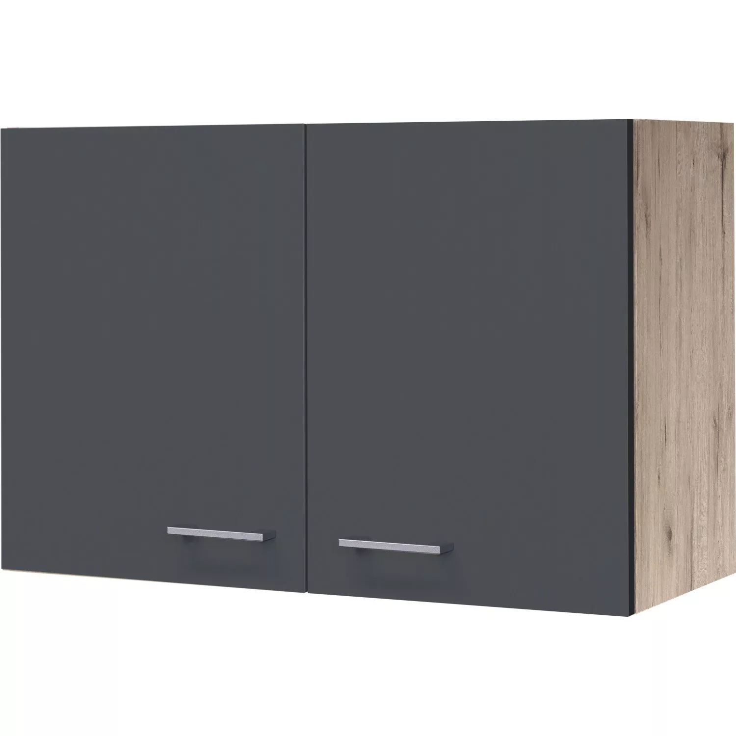 Flex-Well Exclusiv Oberschrank Morena 80 cm Basaltgrau matt - San Remo Eich günstig online kaufen