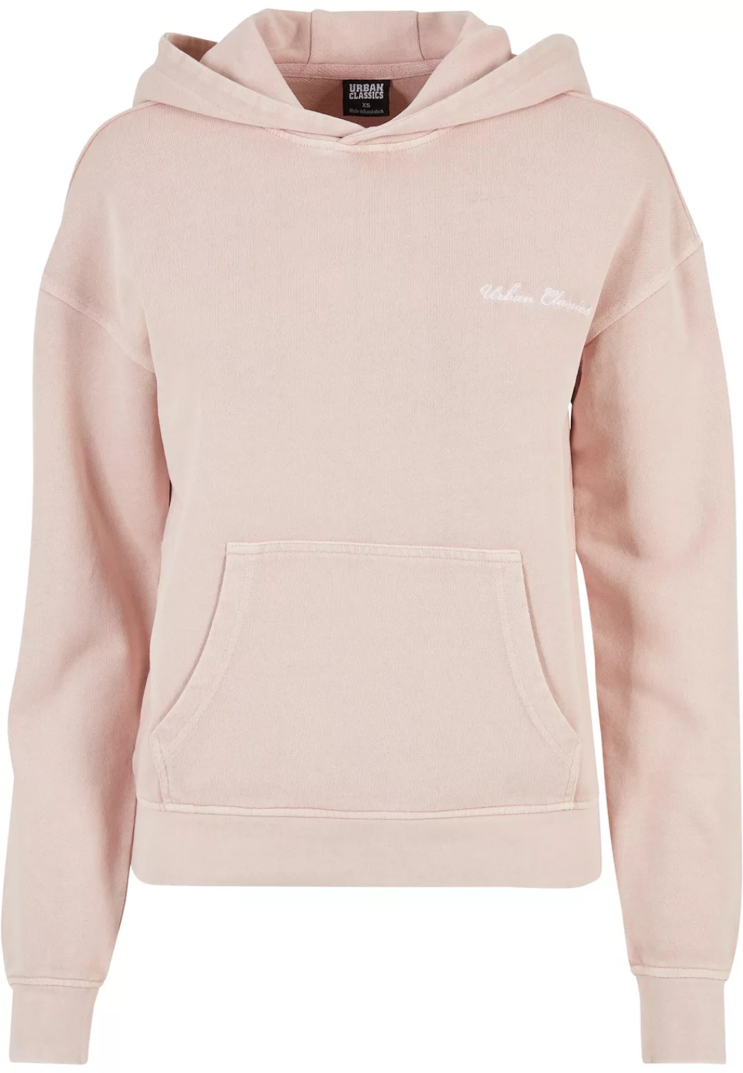 URBAN CLASSICS Kapuzenpullover "Urban Classics Damen Ladies Small Embroider günstig online kaufen