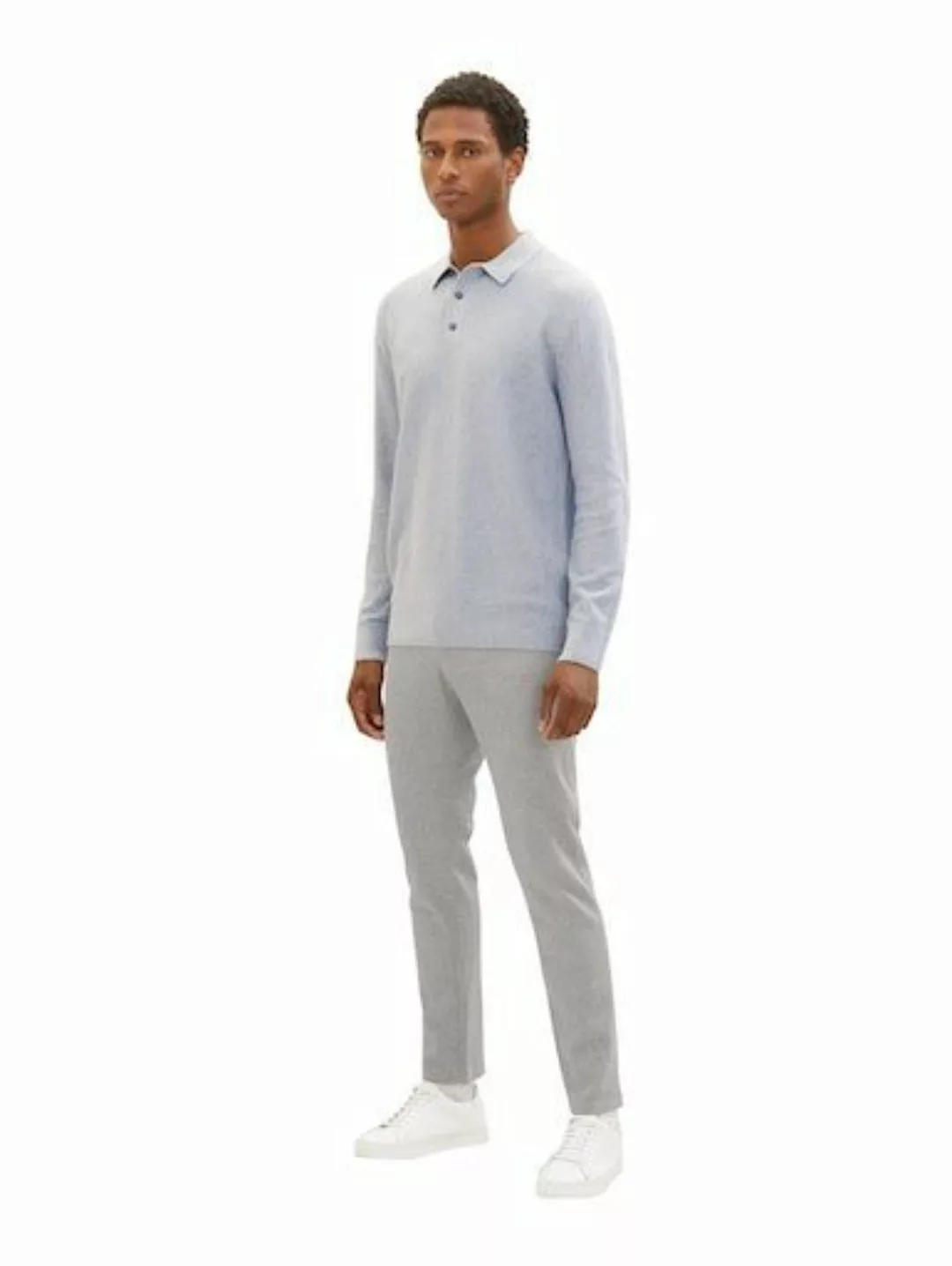 TOM TAILOR Polokragenpullover mit kurzer Knopfleise am Polokragen günstig online kaufen