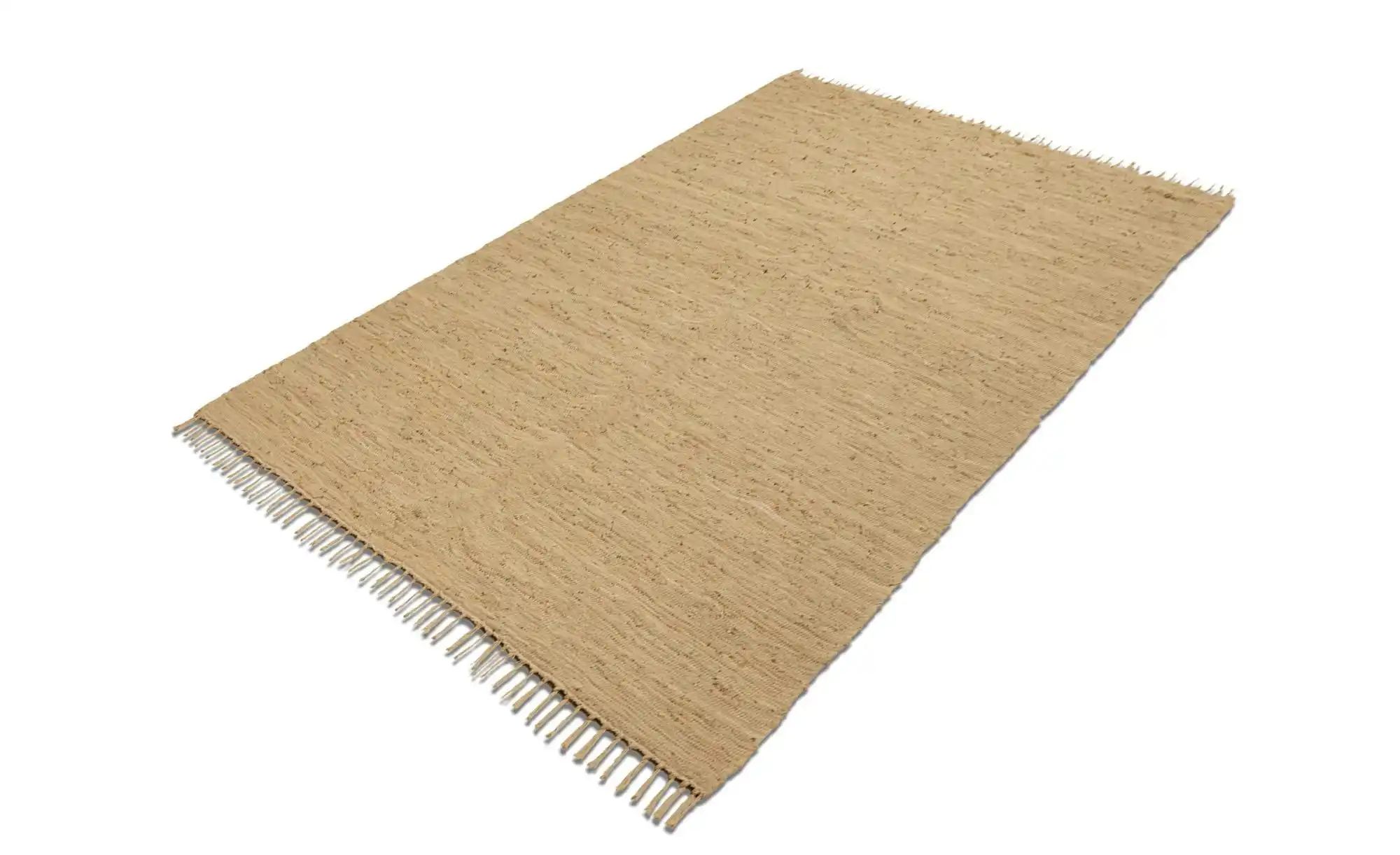 Theko Teppich  Happy Co ¦ beige ¦ Baumwolle ¦ Maße (cm): B: 60 H: 0,5 Teppi günstig online kaufen