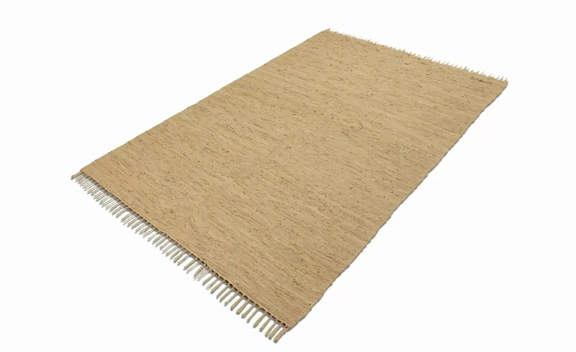 Theko Teppich  Happy Co ¦ beige ¦ Baumwolle ¦ Maße (cm): B: 90 H: 0,5 Teppi günstig online kaufen