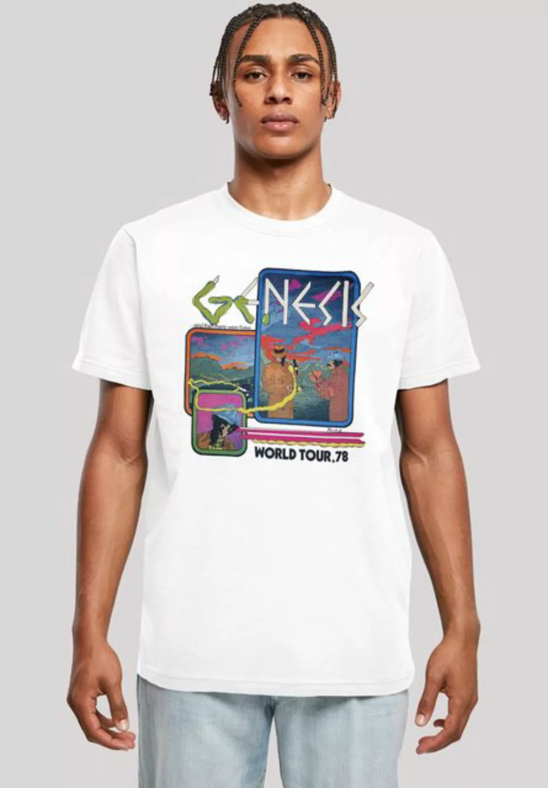 F4NT4STIC T-Shirt Genesis World Tour 78 Herren,Premium Merch,Regular-Fit,Ba günstig online kaufen