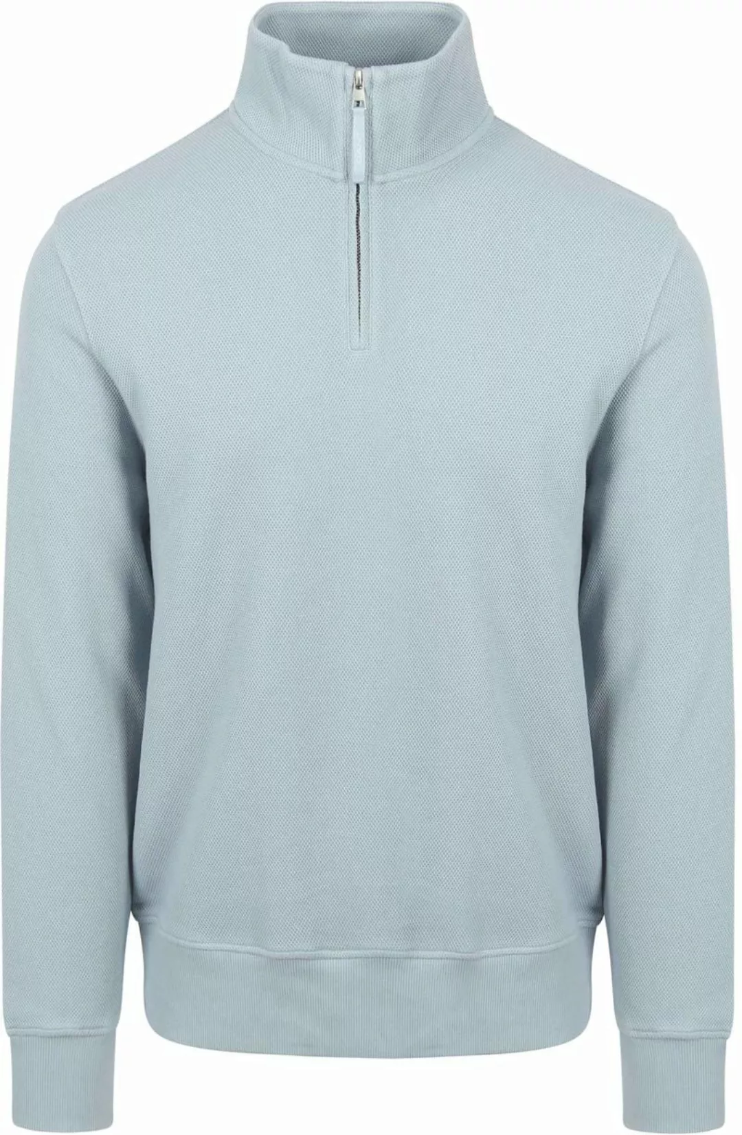 Gant Half Zip Pullover Hellblau - Größe 3XL günstig online kaufen