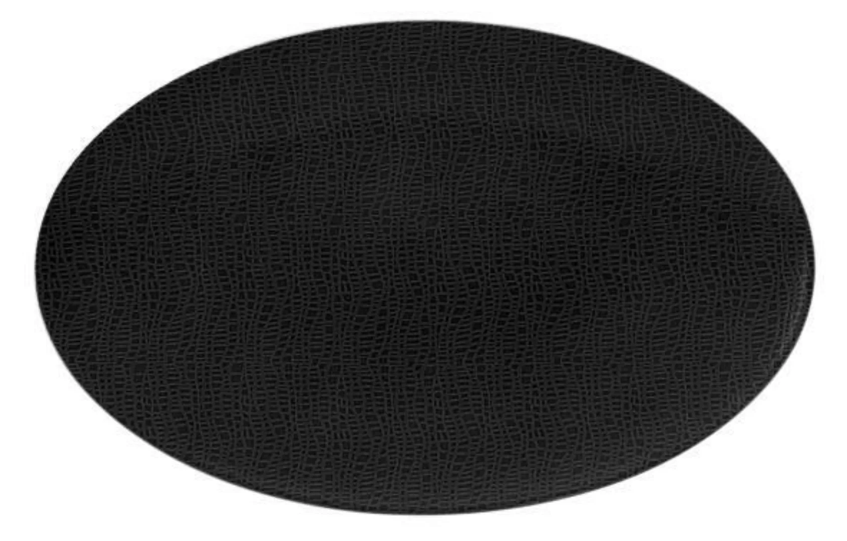 Seltmann Weiden Life Fashion - Glamorous Black Servierplatte oval 40x26 cm günstig online kaufen