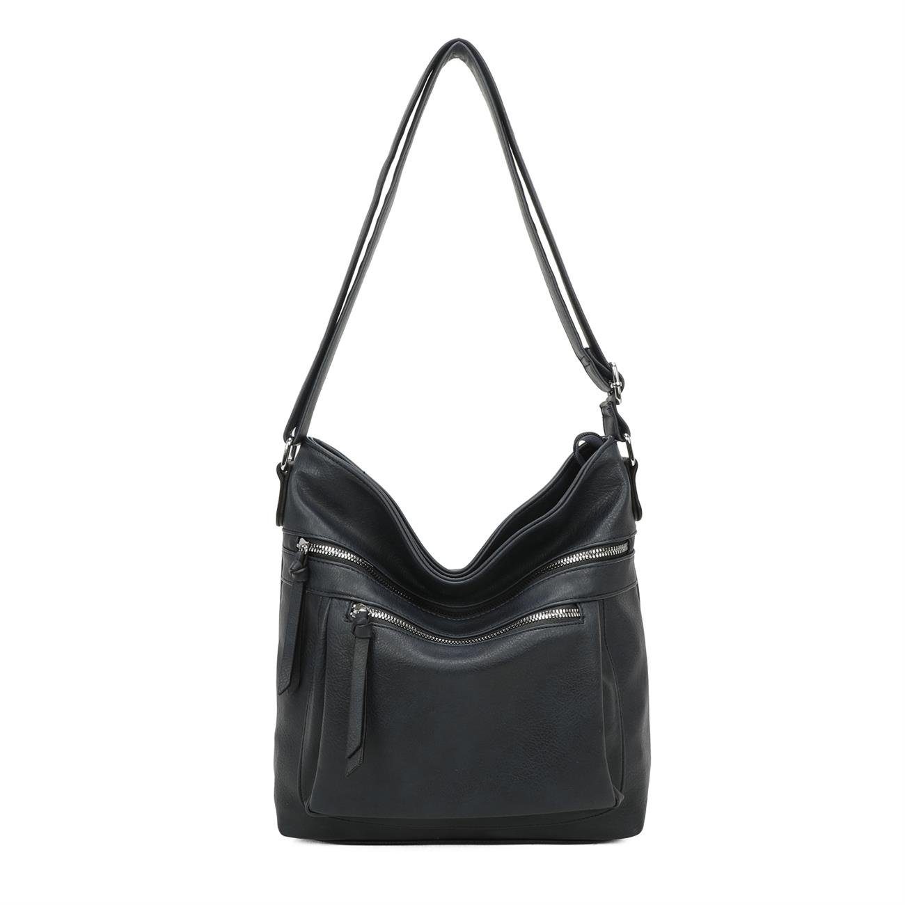ITALYSHOP24 Schultertasche Damen Tasche XL Shopper günstig online kaufen