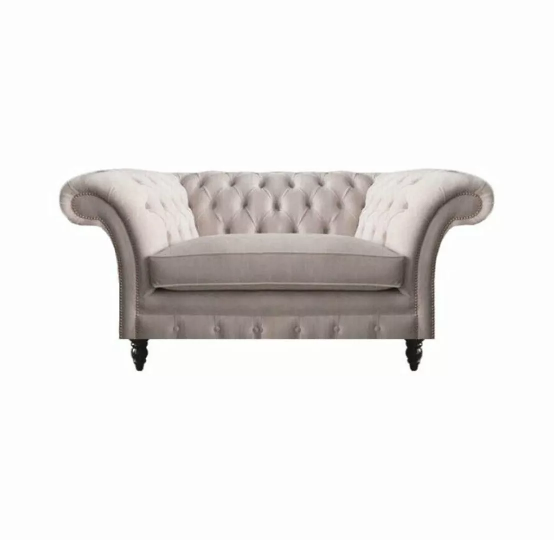 JVmoebel Chesterfield-Sofa Sofa Viersitzer Couch Polster Stoff Textil Polst günstig online kaufen