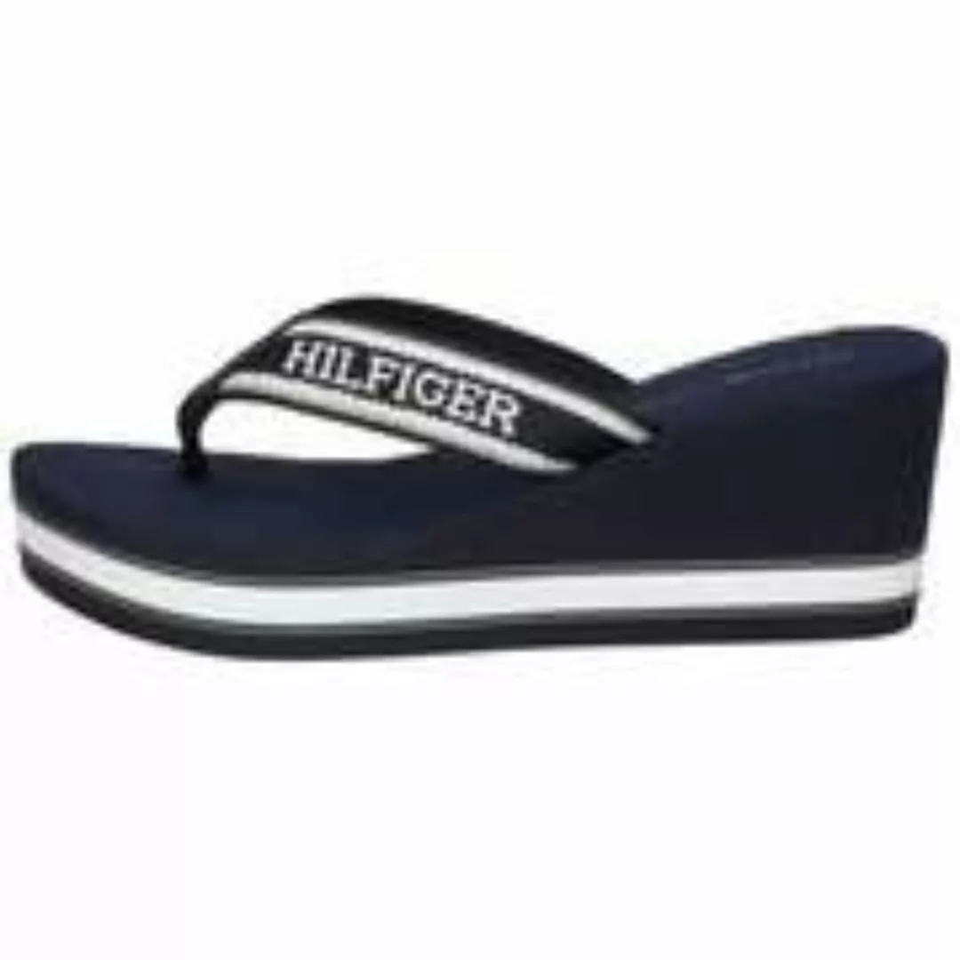 Tommy Hilfiger Wedge Beach Sandal Damen blau günstig online kaufen