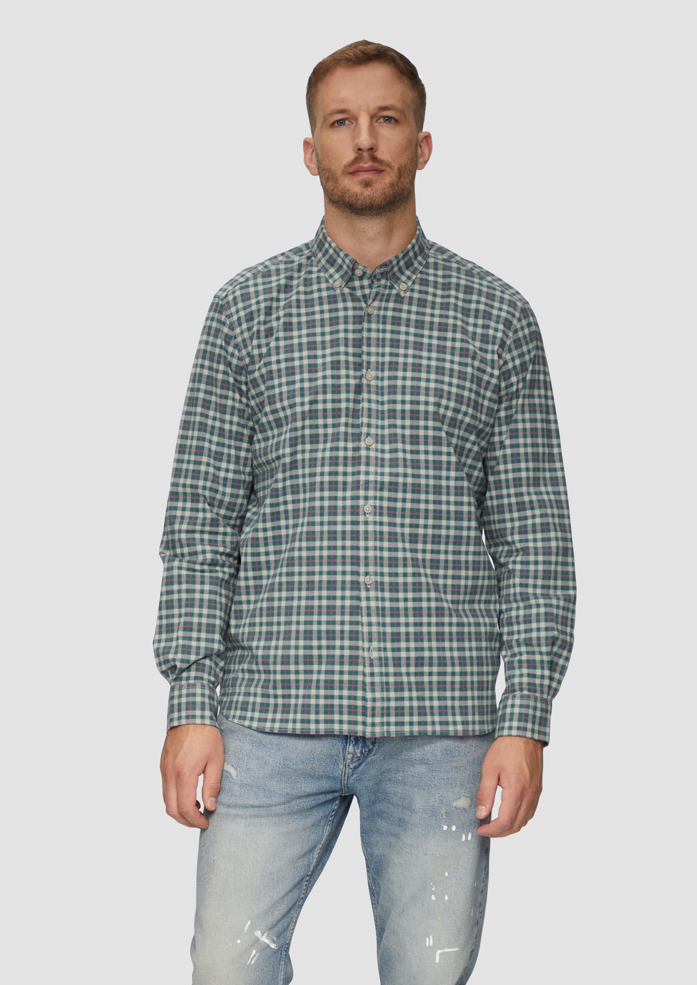 s.Oliver Langarmhemd Regular Fit: Hemd aus günstig online kaufen