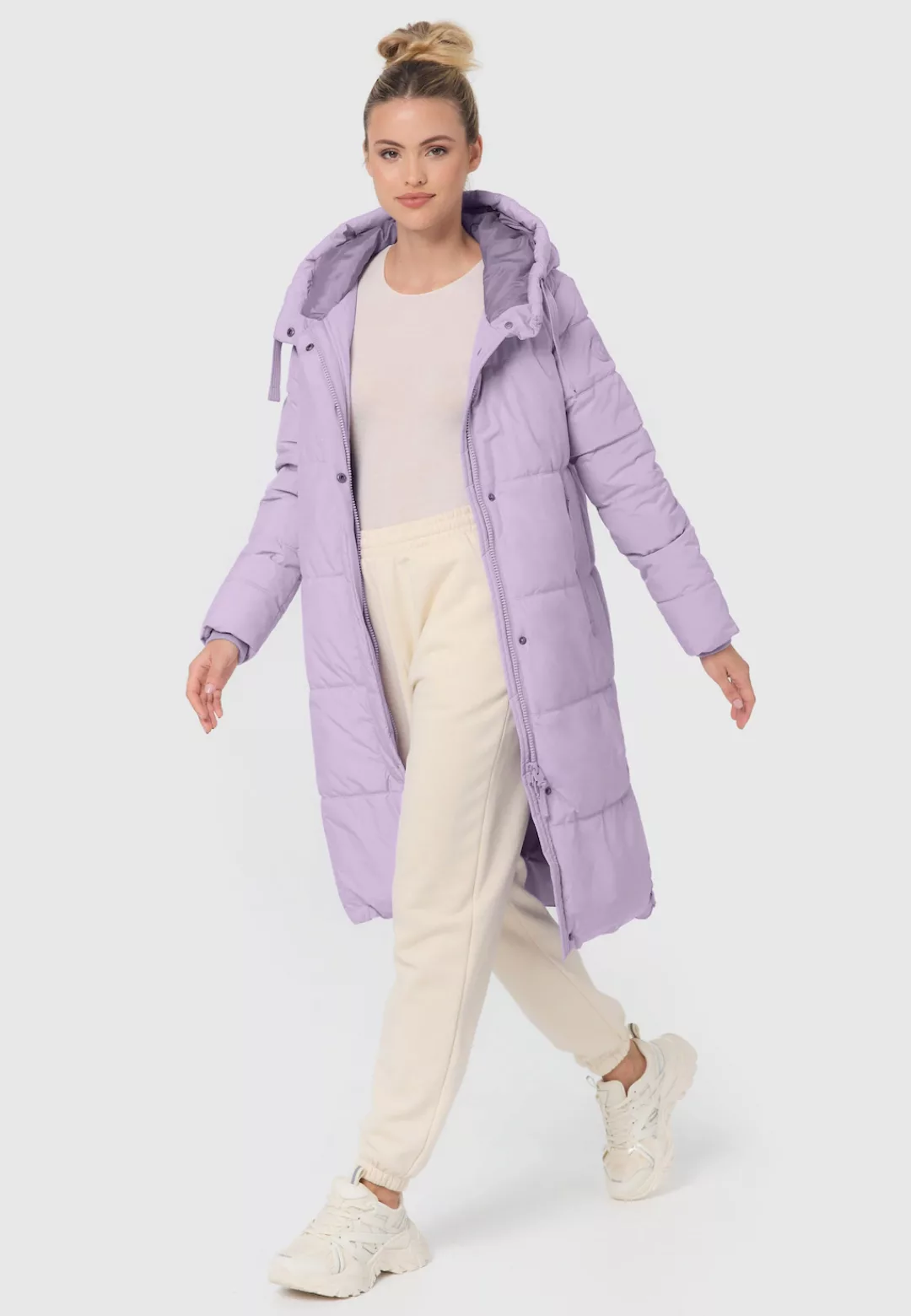 Marikoo Winterjacke "Soranaa", langer Winter Mantel mit Kapuze günstig online kaufen