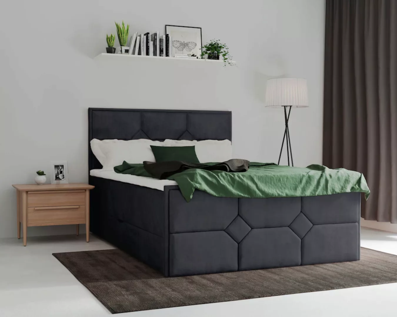 Leonique Boxspringbett "Timeo" günstig online kaufen