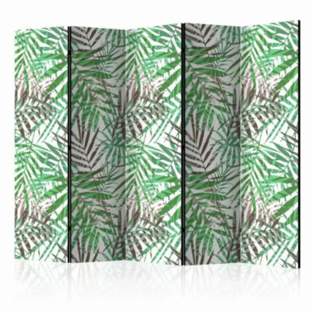 artgeist Paravent Wild Leaves II [Room Dividers] mehrfarbig Gr. 225 x 172 günstig online kaufen